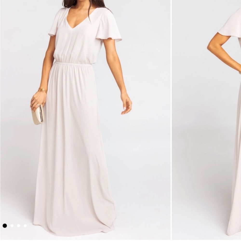 Show Me Your MuMu Michelle Flutter Maxi Dress
